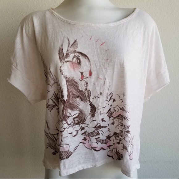 Disney Tops - Disney | thumper | Bambi | open back | crop | L